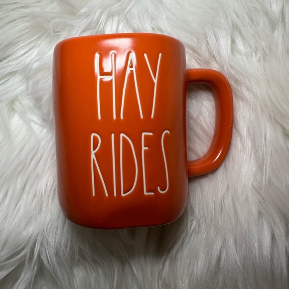 Rae Dunn Matte Hay Rides Mug - Picture 1 of 3